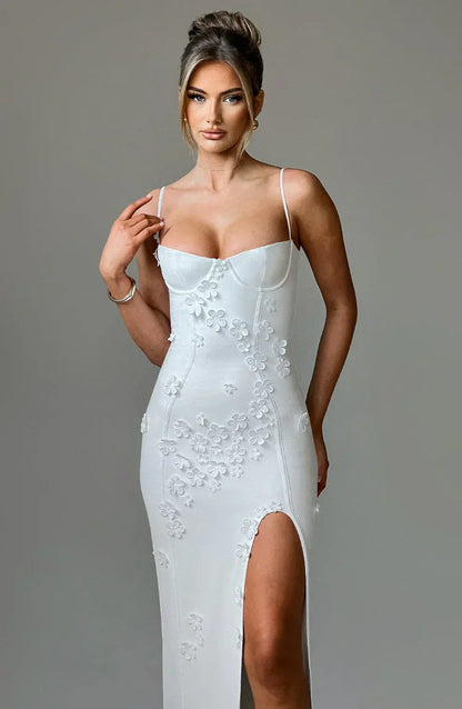 "Melina" Maxikleid mit Blumen