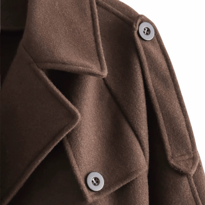 "Victoria" Cropped Trenchcoat