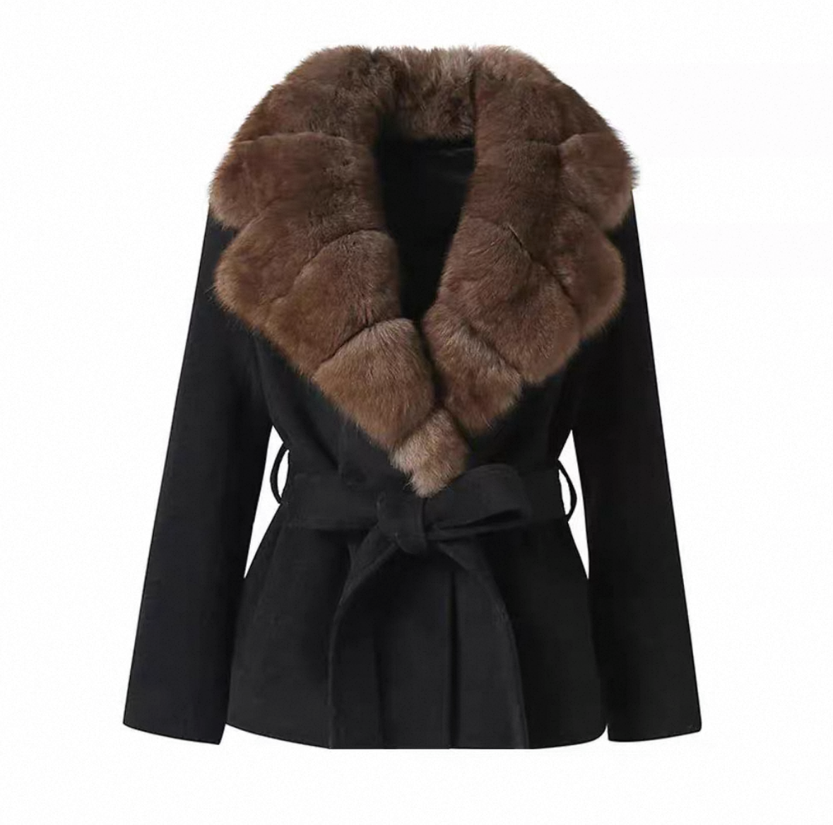 Midnight Espresso Luxe Coat