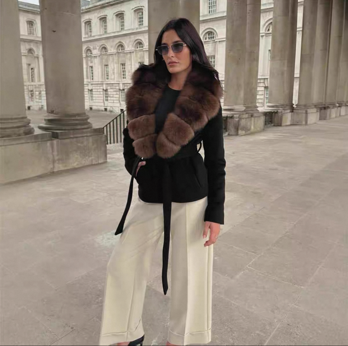 Midnight Espresso Luxe Coat