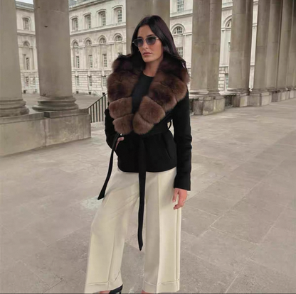 Midnight Espresso Luxe Coat