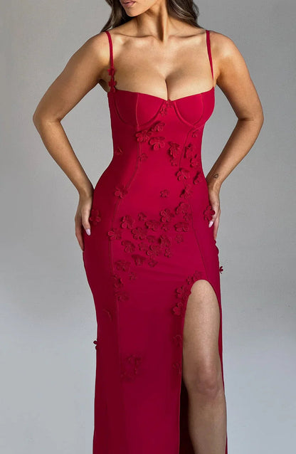 "Melina" Maxikleid mit Blumen