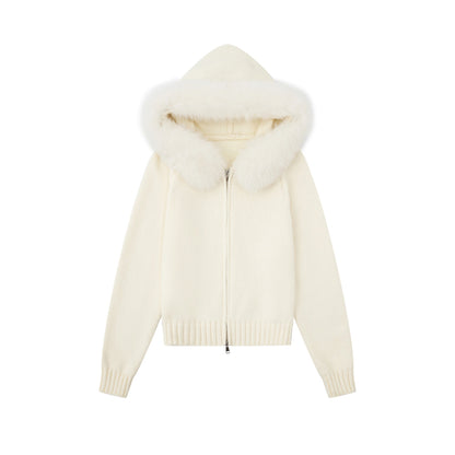 "Amanda" Fur Cardigan