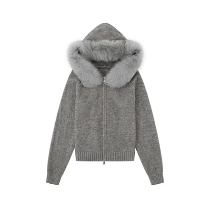 "Amanda" Fur Cardigan