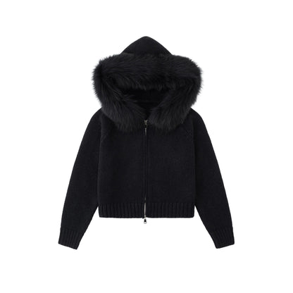 "Amanda" Fur Cardigan